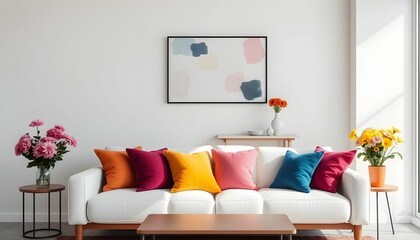 Colorful Living Room Decor
