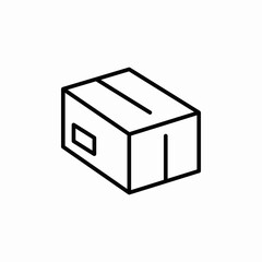 long box icon sign vector