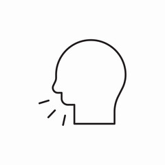 speech voice icon sign vector