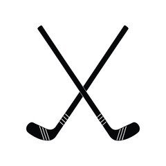 hockey sticks silhouette art