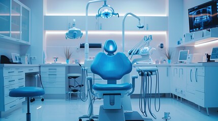 Modern and Bright Dental Clinic Interior Design with Advanced Equipment