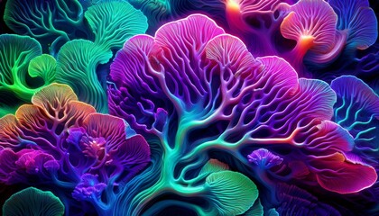 Neon coral texture background