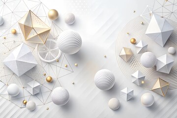 Cubs  Abstract Geometric Background Design