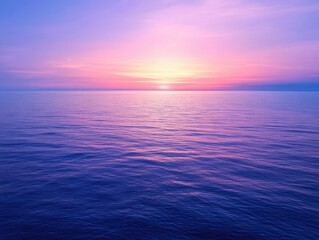 Obraz premium Serene Sunset Over Water