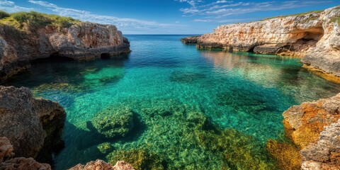 Algarve landscape banner
