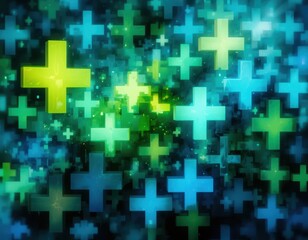 Obraz premium Vibrant abstract animation digital art colorful background creative design visual art modern aesthetics