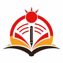 An educational vector logo illustration