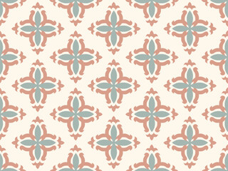 Ikat abstract background art. Ethnic tribal, boho seamless wallpaper. Motif ethnic handmade beautiful Ikat art. Ethnic abstract floral background art.