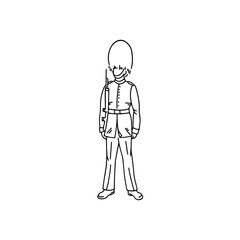 British guard