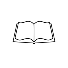 Open book illustration