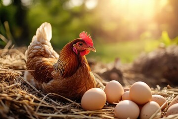 A Deep Dive into Chickens and Their Eggs in Nature