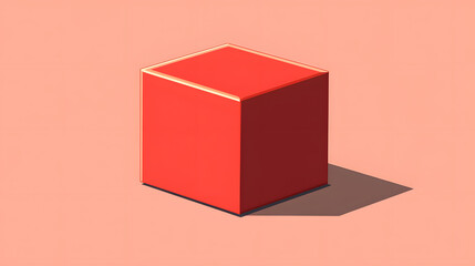 Obraz premium Colorful Boxcube Cartoon Vector Illustration for Creative Projects