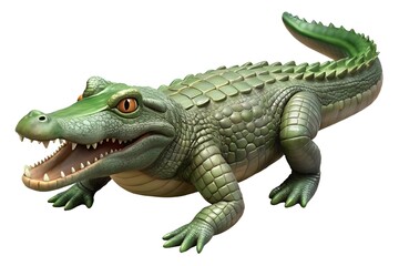crocodile isolated on white