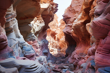 kaleidoscope of rugged landscapes showcases tapestry of rock formations, boasting an array of captivating shapes, sizes, and vibrant hues that brealife into surrounding natural world