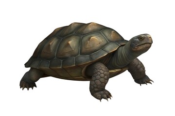 Obraz premium turtle on white background