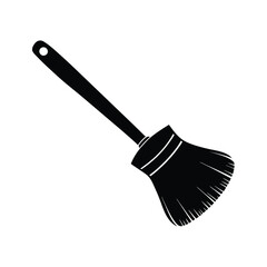 vector illustration of a brush