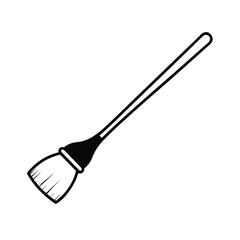 paintbrush isolated on white background