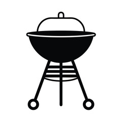 barbecue grill isolated on white