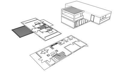house plan blueprint