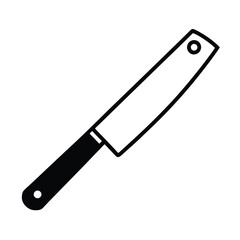 knife isolated on white background