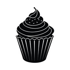 cupcake vector illustration