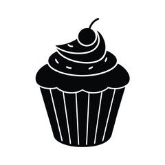 cupcake with chocolate