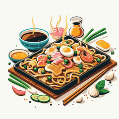 cuisine, delicious, asian, dish, food, traditional, meal, plate, malaysia, chinese, lunch, singapore, penang, dinner, tasty, char, noodles, asia, stir, shrimp, teow, sauce, gourmet, egg, hawker, kway,
