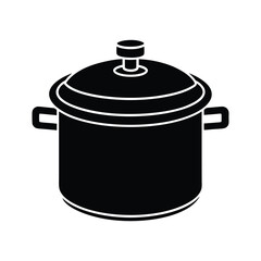 cooking pot isolated on white