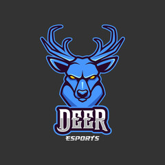 animal head e sports logo vector design