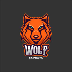 animal head e sports logo vector design