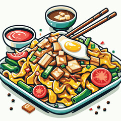 cuisine, delicious, asian, dish, food, traditional, meal, plate, malaysia, chinese, lunch, singapore, penang, dinner, tasty, char, noodles, asia, stir, shrimp, teow, sauce, gourmet, egg, hawker, kway,