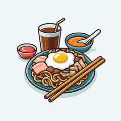 cuisine, delicious, asian, dish, food, traditional, meal, plate, malaysia, chinese, lunch, singapore, penang, dinner, tasty, char, noodles, asia, stir, shrimp, teow, sauce, gourmet, egg, hawker, kway,