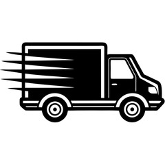 Delivery truck icon set for web and mobile app. Delivery truck sign and symbol. Shipping fast delivery icon, Eps file