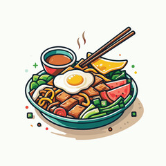 cuisine, delicious, asian, dish, food, traditional, meal, plate, malaysia, chinese, lunch, singapore, penang, dinner, tasty, char, noodles, asia, stir, shrimp, teow, sauce, gourmet, egg, hawker, kway,