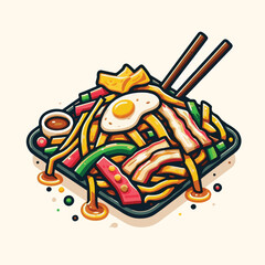 cuisine, delicious, asian, dish, food, traditional, meal, plate, malaysia, chinese, lunch, singapore, penang, dinner, tasty, char, noodles, asia, stir, shrimp, teow, sauce, gourmet, egg, hawker, kway,