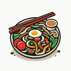 cuisine, delicious, asian, dish, food, traditional, meal, plate, malaysia, chinese, lunch, singapore, penang, dinner, tasty, char, noodles, asia, stir, shrimp, teow, sauce, gourmet, egg, hawker, kway,