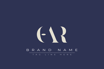 OAR abstract letter logo design. This logo is designed by three abstract letters.