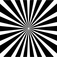 Radial Sunburst Background with Sharp Converging Rays | High-Contrast Symmetrical Pattern | Vibrant Color Burst Design | Abstract Starburst Illustration for Graphics