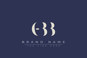 OBB abstract letter logo design. This logo is designed by three abstract letters.