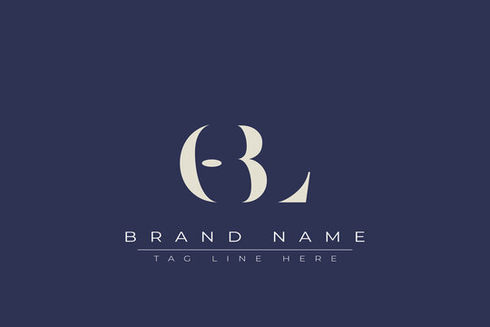 OBL abstract letter logo design. This logo is designed by three abstract letters.