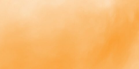 Dusty modern orange watercolor background with warm vintage natural fogy atmospheric effect for artistic grungy design, bright and light abstract orange color shades watercolor texture background.