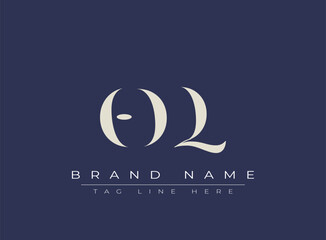 ODQ abstract letter logo design. This logo is designed by three abstract letters.