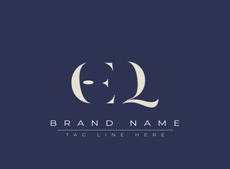 OEQ abstract letter logo design. This logo is designed by three abstract letters.