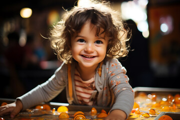  A photograph encapsulating the sight of a tiny baby energetically scuttling across the smooth surface, exuding an insatiable thirst for knowledge and an eagerness to discover the world around them