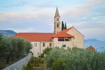 Our Lady of the Angel franciscan monastery above Orebic, Peljesac peninsula