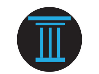 Piler icon and illustration design 