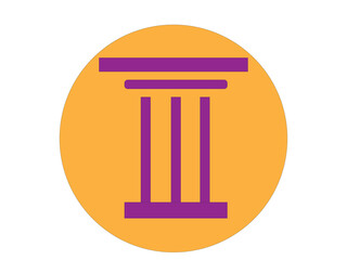 Piler icon and illustration design 