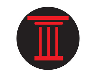 Piler icon and illustration design 