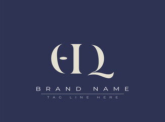 OIQ abstract letter logo design. This logo is designed by three abstract letters.