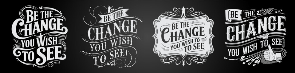Chalk Typography and Motivational Sayings That Inspire Growth 